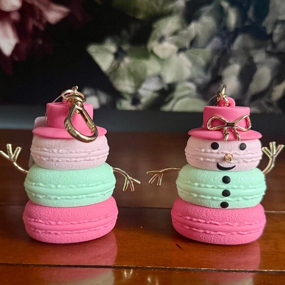 NEW 2-Pc Pastel Macaron Snowman PocketBac Holder Holiday 2025 Bath & Body Works - Picture 2 of 4